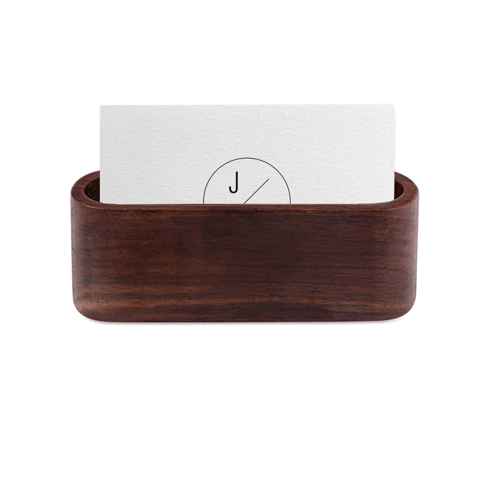 Wooden Business Card Holder