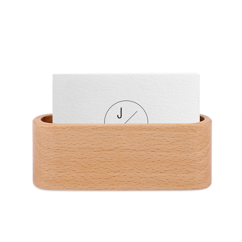 Wooden Business Card Holder