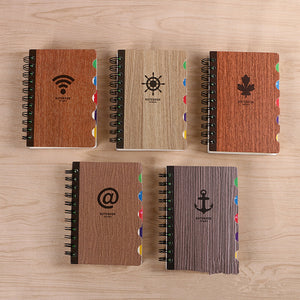 Wooden Hollow Patterns Notebook